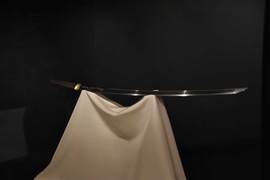 展示されている日本刀の写真